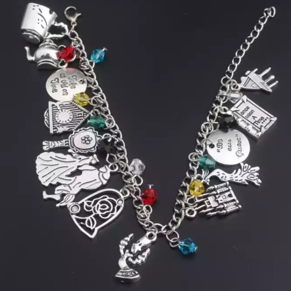 Disney's Beauty and the Beast Charm Bracelet - Picture 3 of 7